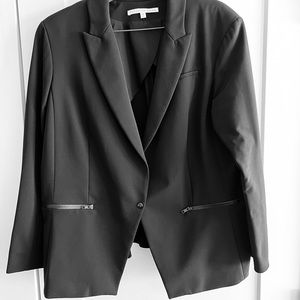 Veronica Beard Scuba Black Blazer size 24